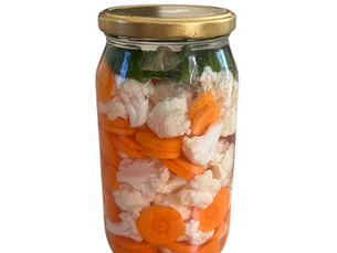 כרובית וגזר מותססים