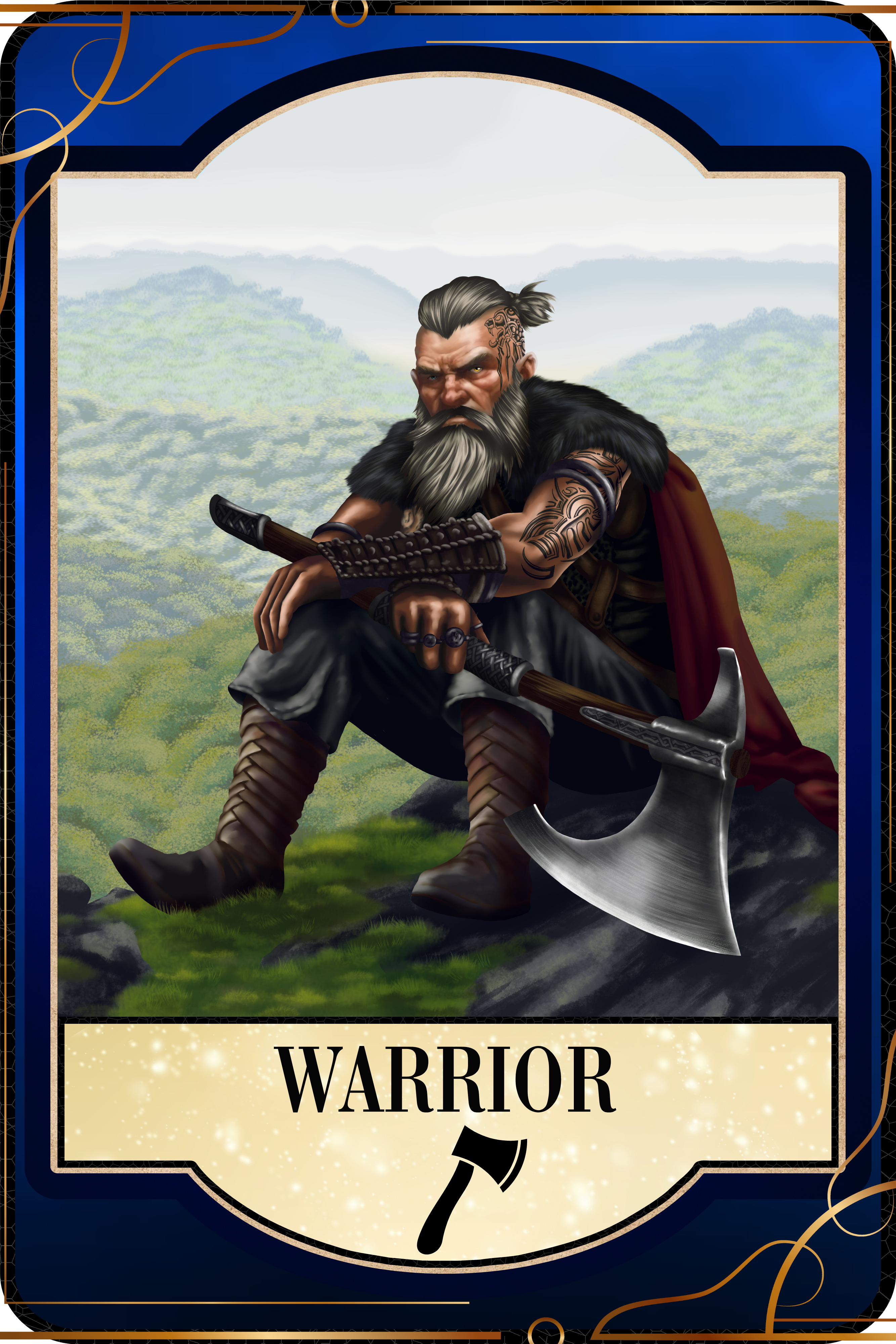 Warrior Card