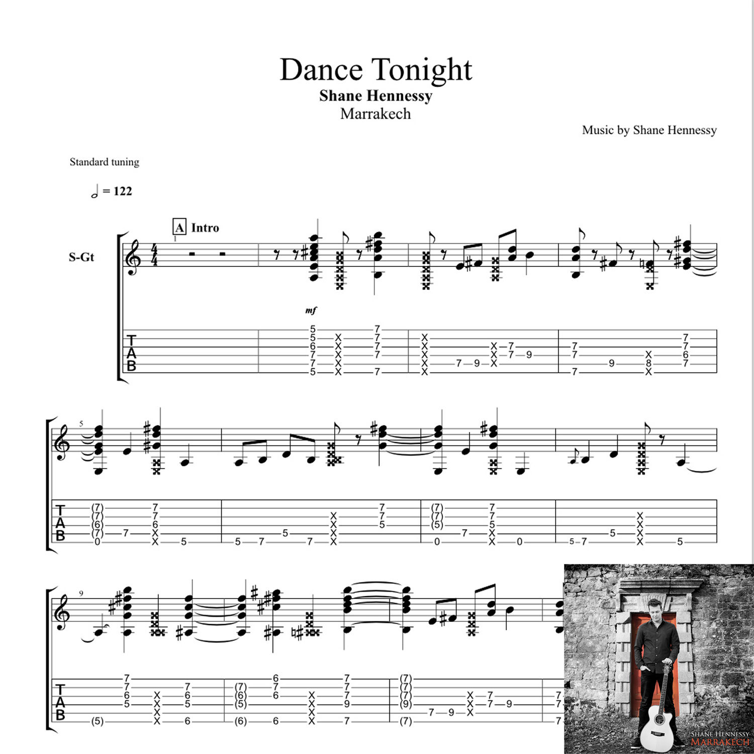 Tab: Dance Tonight (PDF)