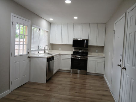 Completed kitchen renovation by Tolbert Contracting; illustrative remodeling project photo