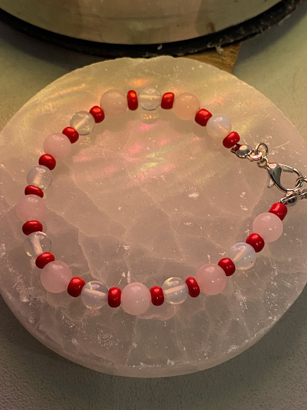 Opal | Rose Quartz Bracelet | Bespoke | Jewellery