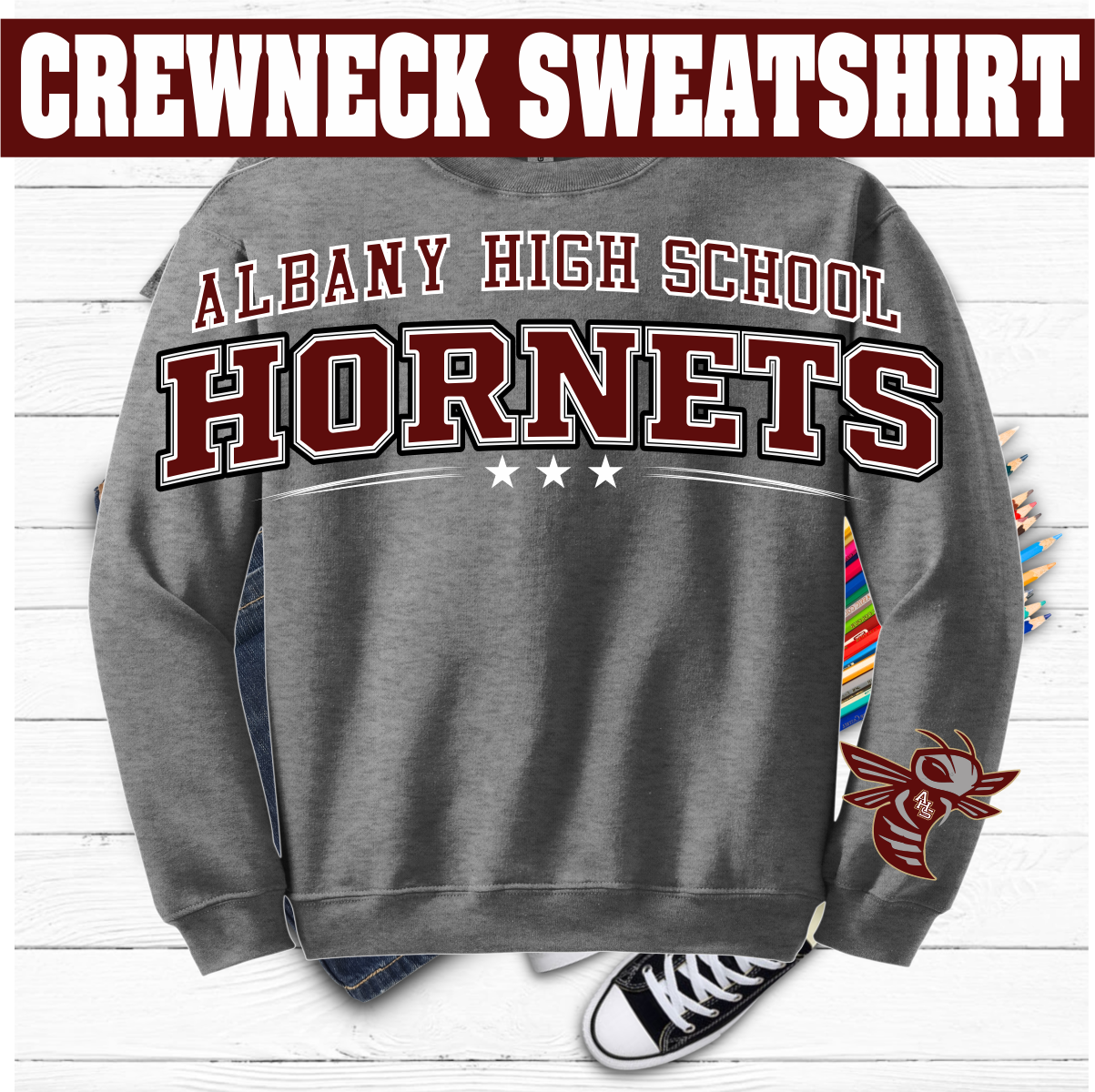 AHS Grey Crewneck Sweatshirt
