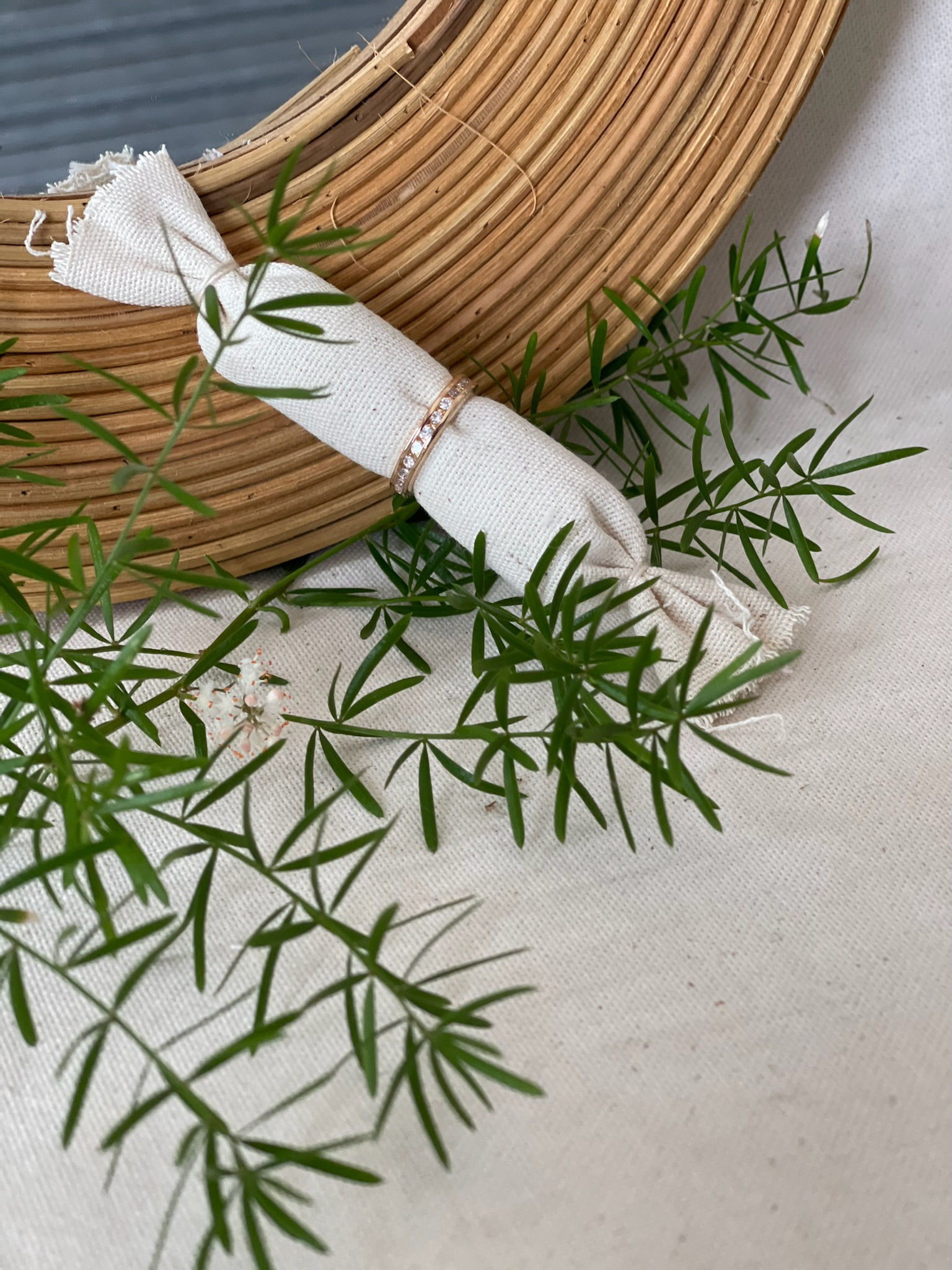 ALLORT bague orteil ou alliance pavée oxyde bords lisses