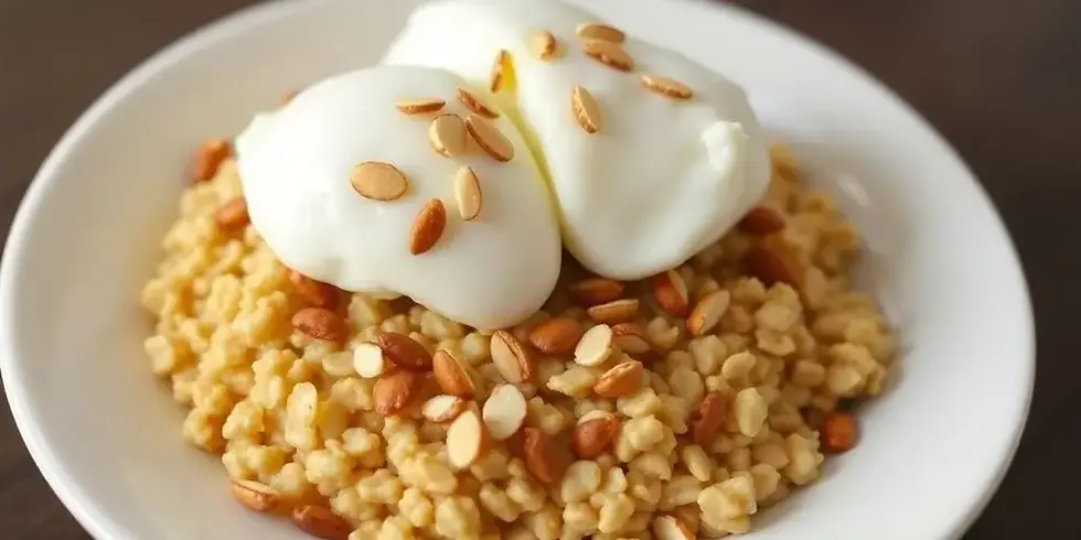 Oats with Almonds and Egg Whites