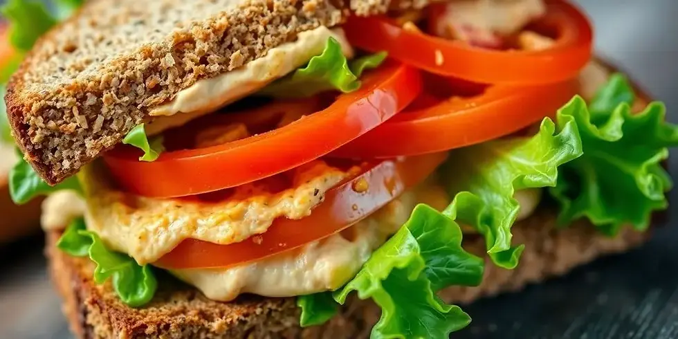Veggie & Hummus Sandwich