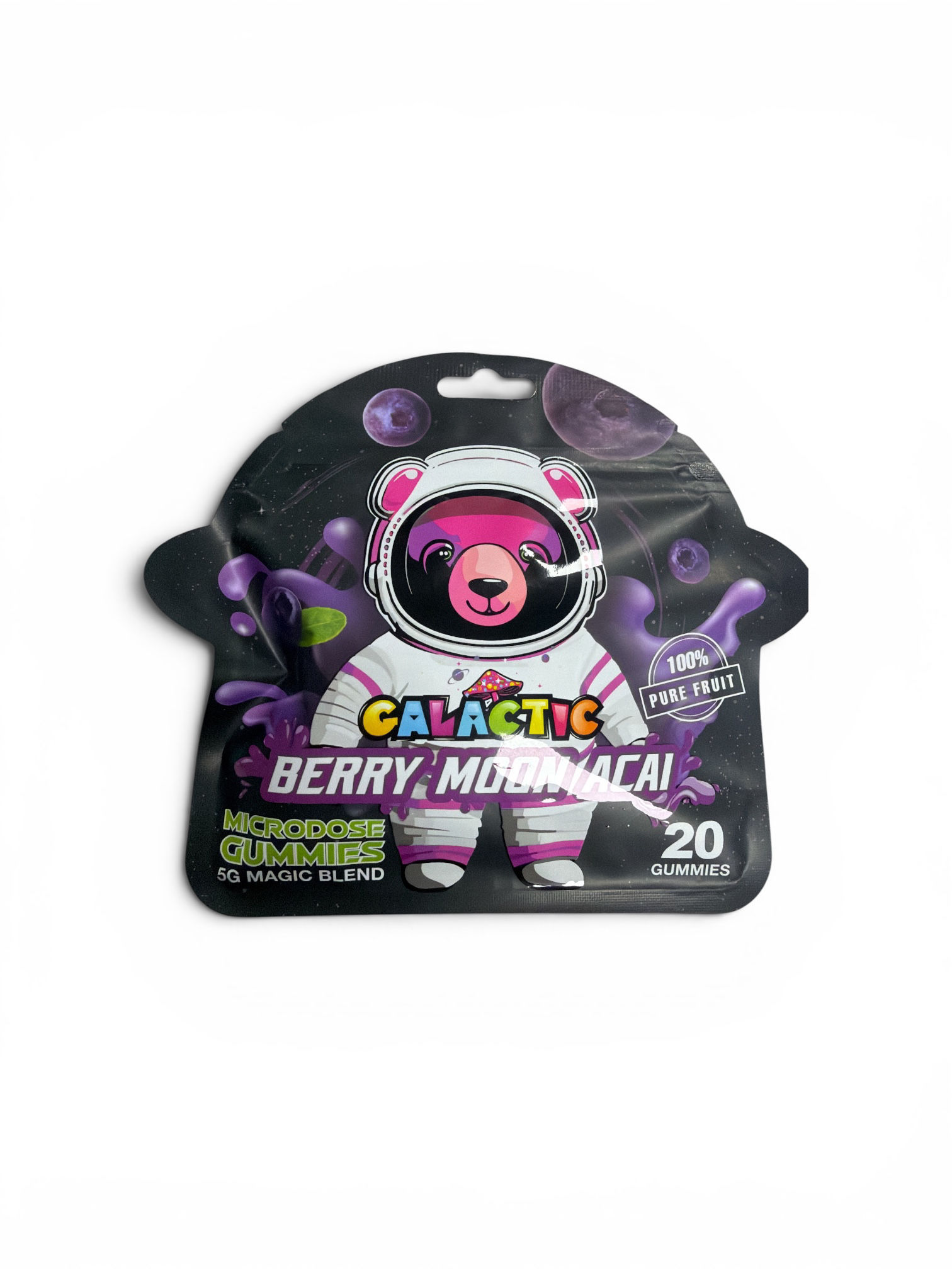 Microdose Gummies Galactic Berry Moon Açaí 5g