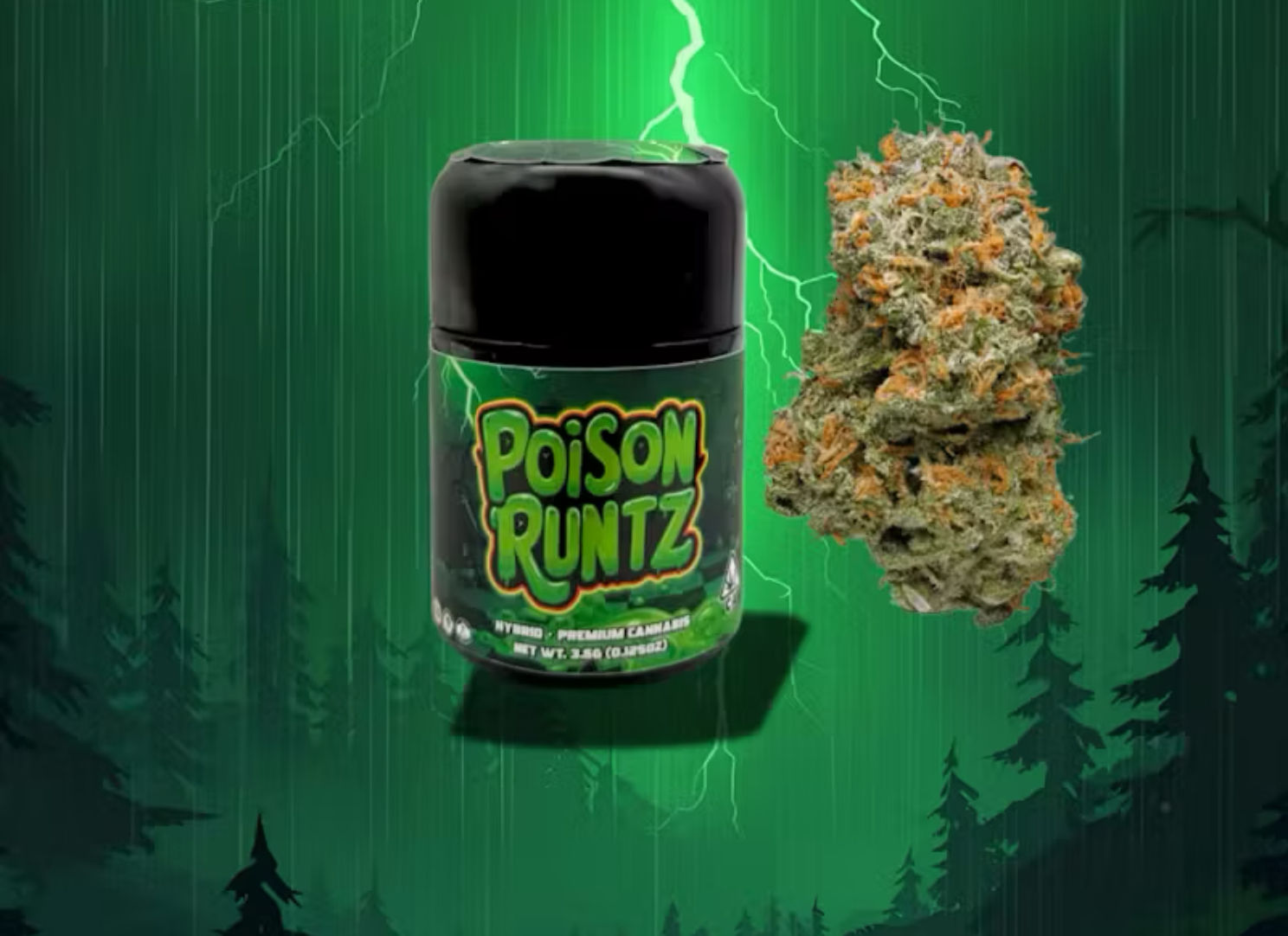 Poison Runtz Boutique Flower (Bishop Boys)  14g