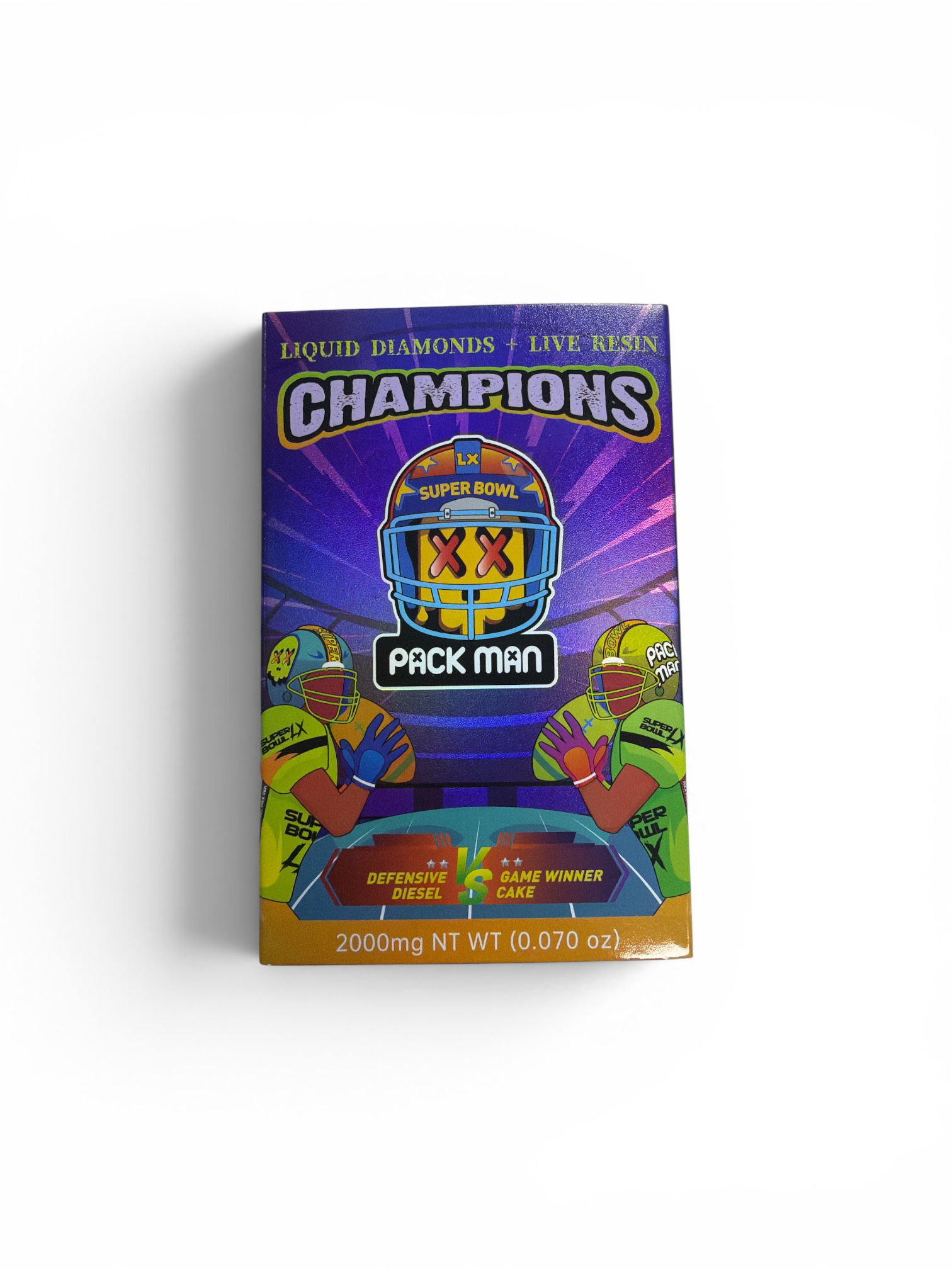 Champions Pack Man Defensive Diesel & Game Winner Cake 2000mg