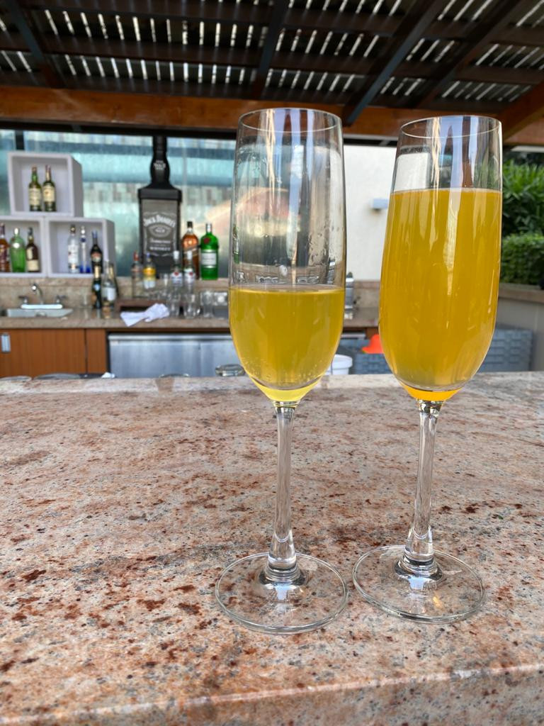Mimosas at Brunch - Sheraton Grande Whitefield