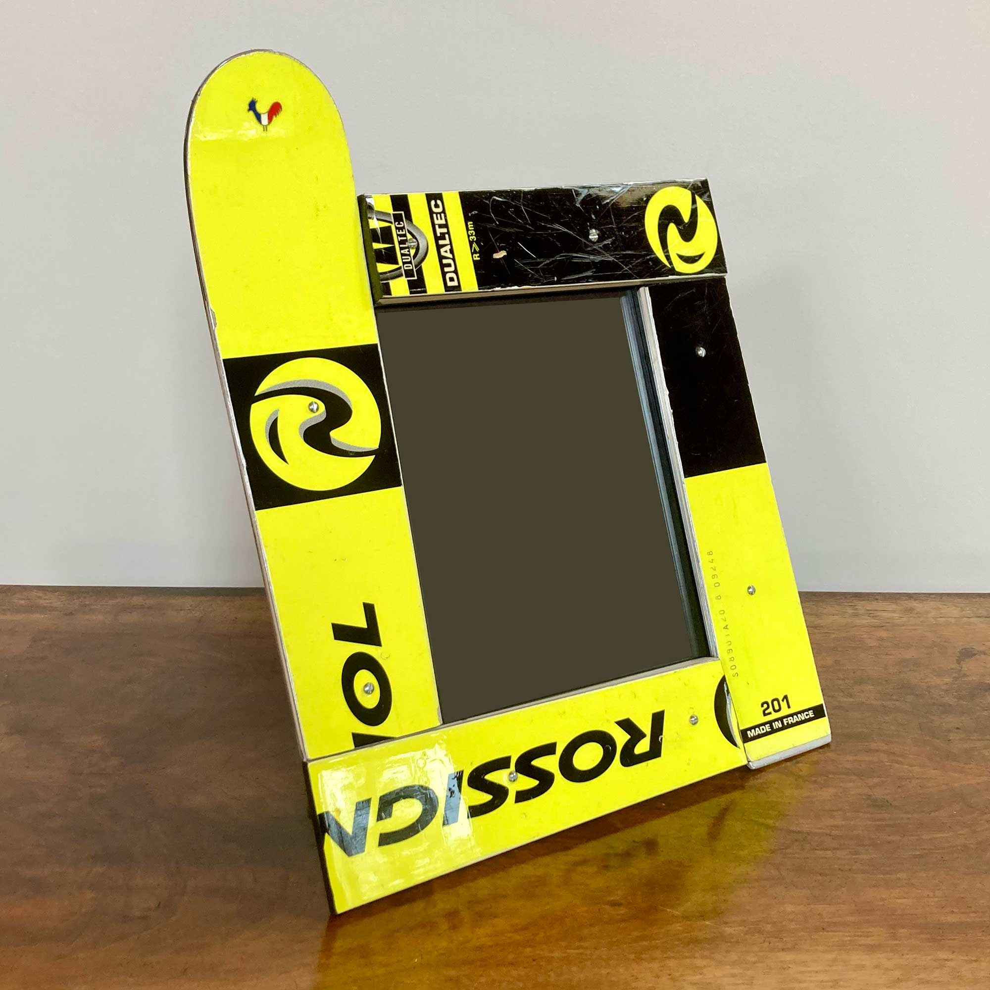 Ski Picture Frame or Mirror, 8x10 – Rossignol Yellow