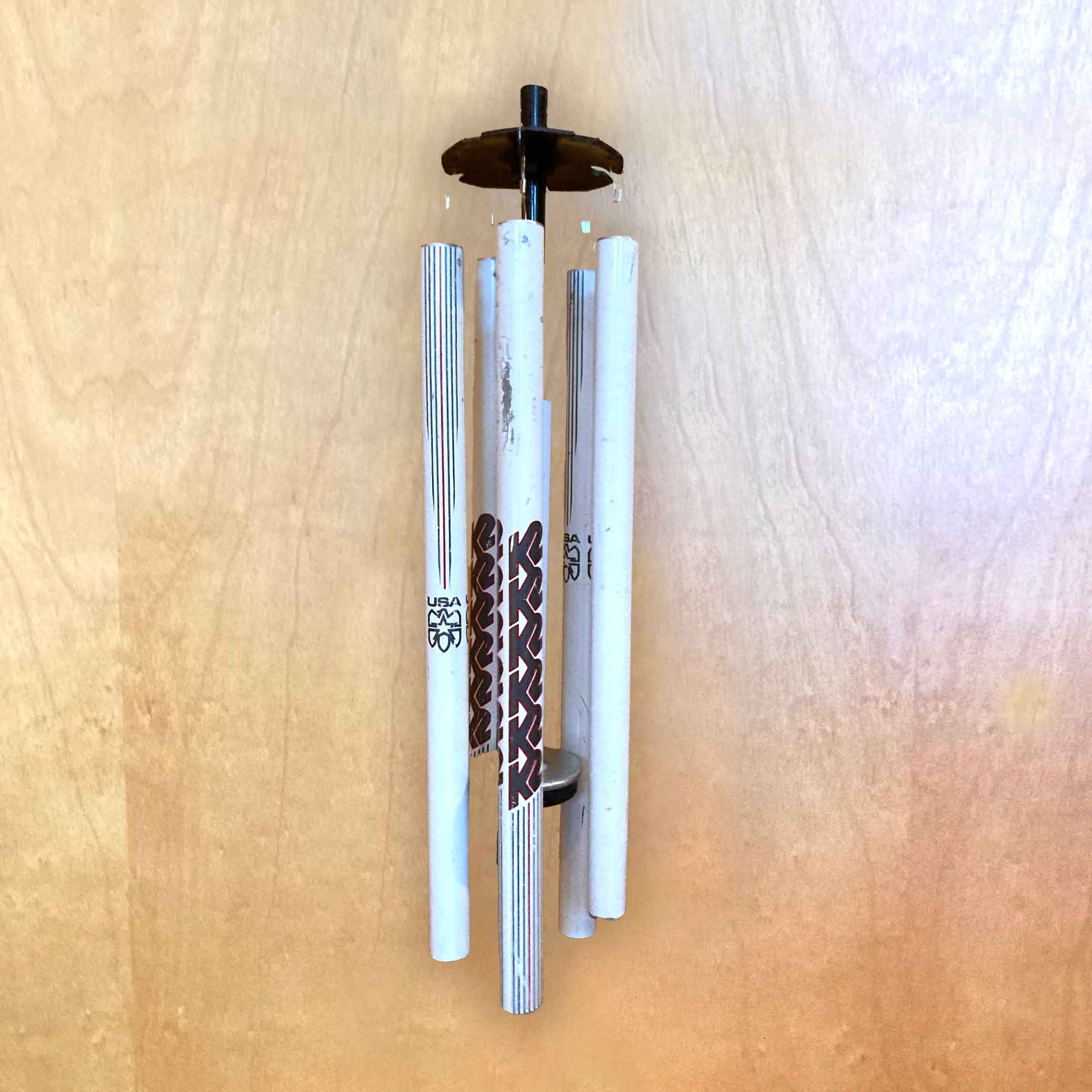 5-Pipe Ski Pole Wind Chime White Red Black – K2 USA