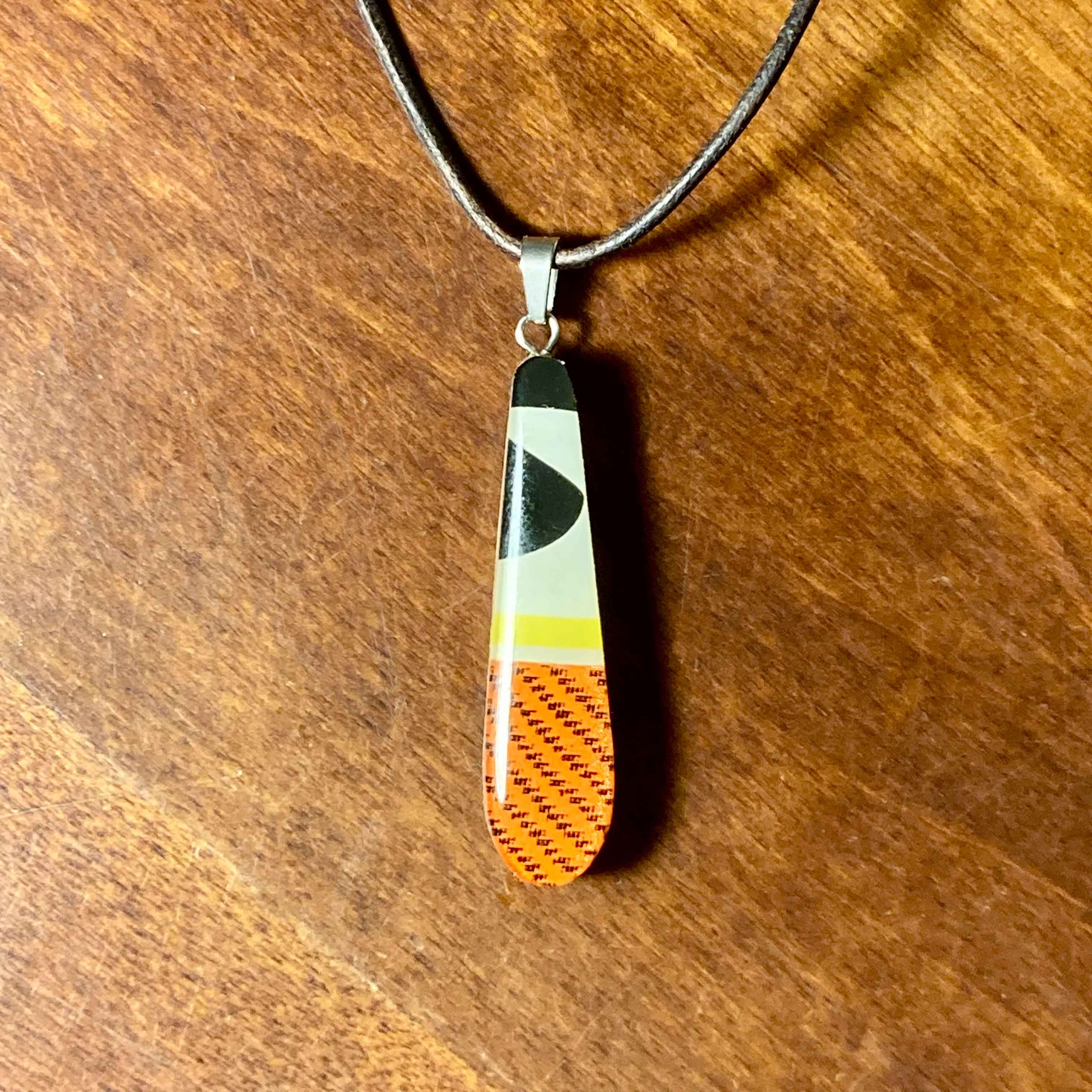 Downhill Ski Charm Pendant Adjustable Necklace – Rossignol Racer