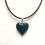 Thumbnail: Heart Downhill Ski Necklace/Earring Set – Dot Green