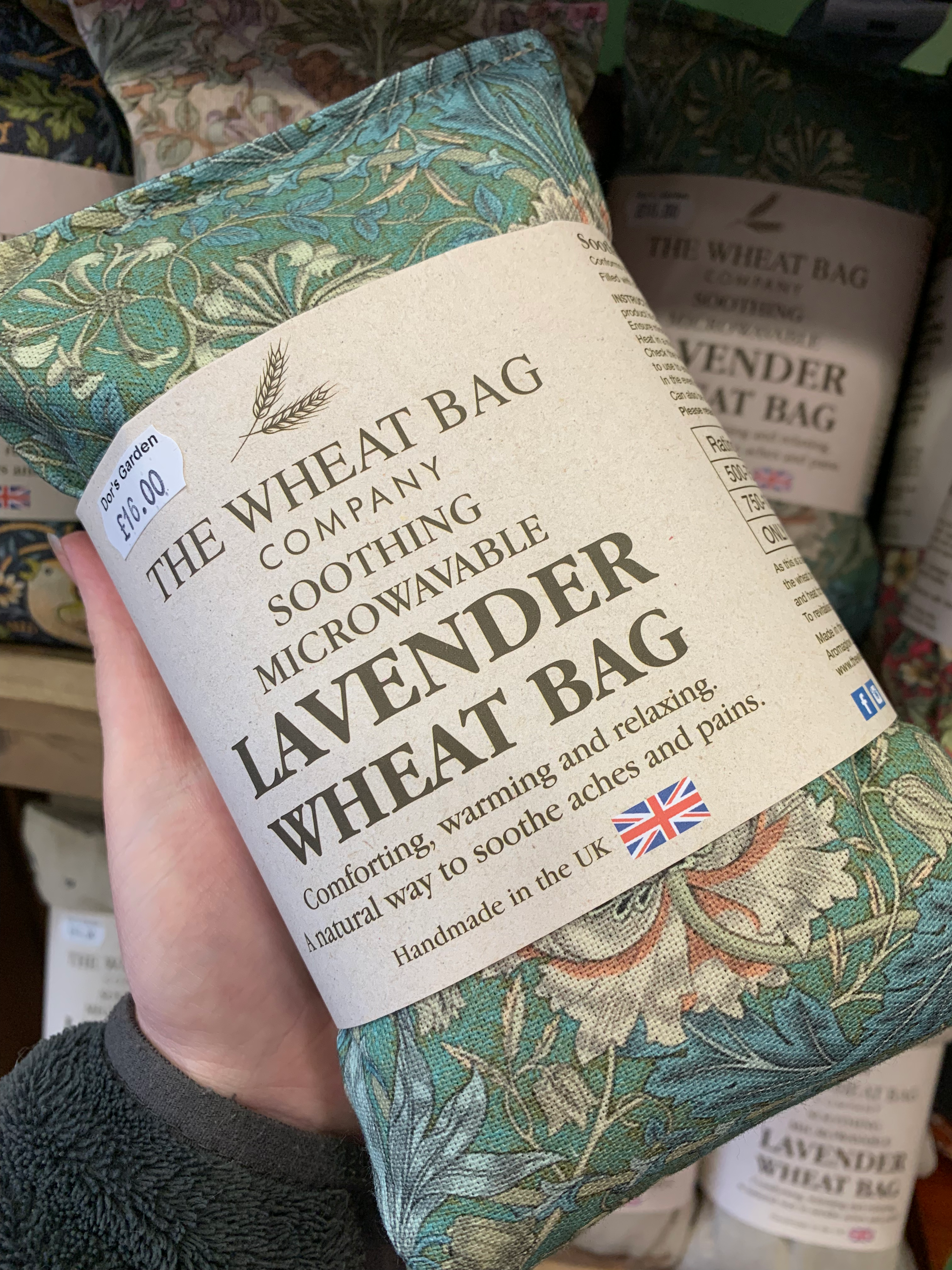 Honeysuckle Seaspray - W.Morris  - Lavender Scented Wheat Bag