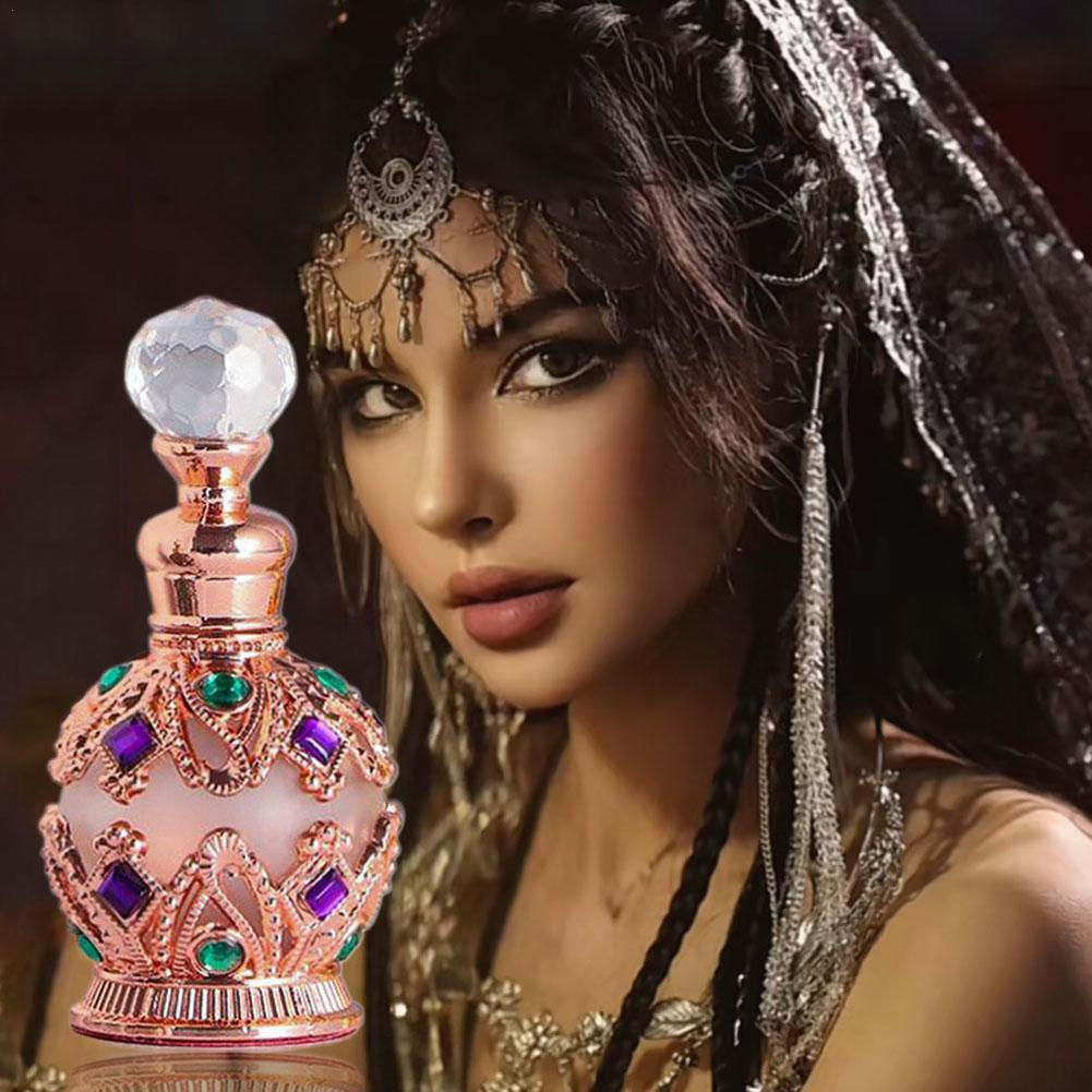 Exotic Arabian Perfume For Women, Enchanting Floral Bouquet With Rose, Jasmine&V