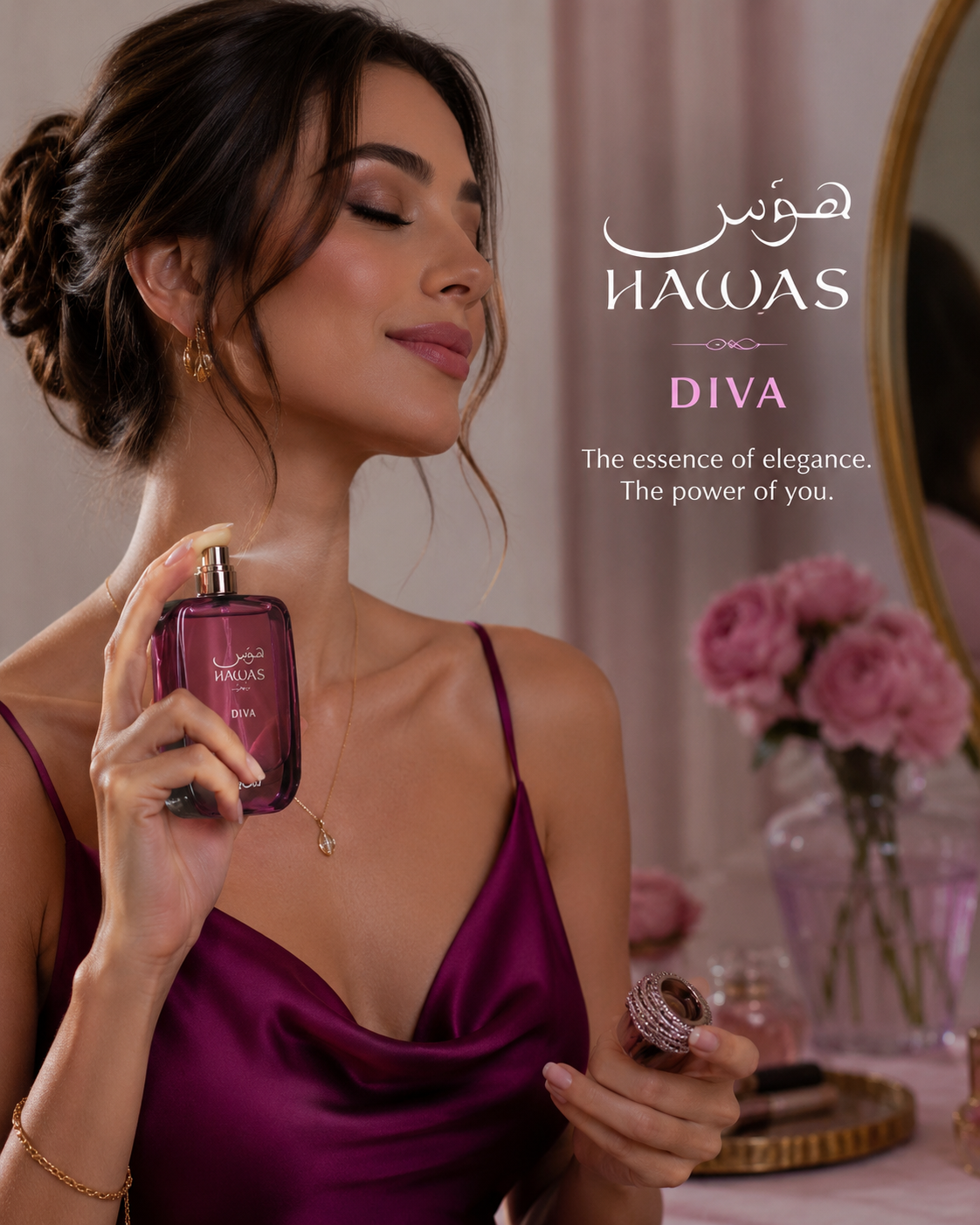 Rasasi Hawas Diva Eau de Parfum Spray for Women – Glamorous Oriental Floral