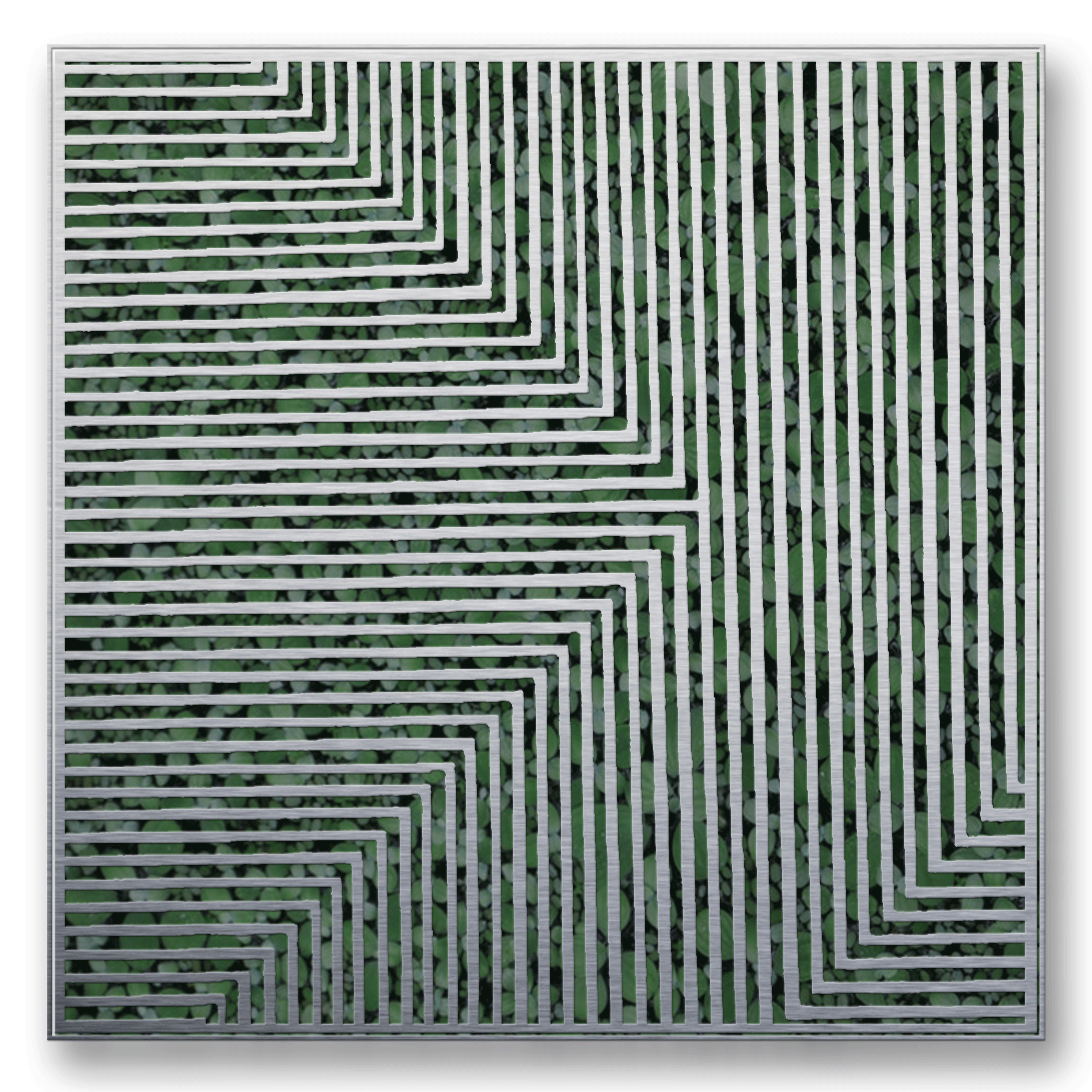 Urnengrababdeckung Structure, Edelstahl