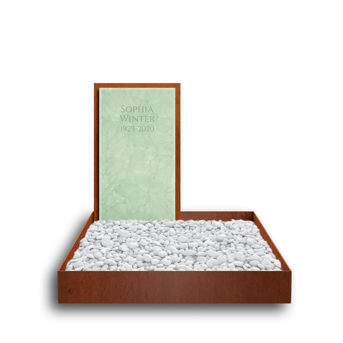 Urnengrab Upcycle Jade