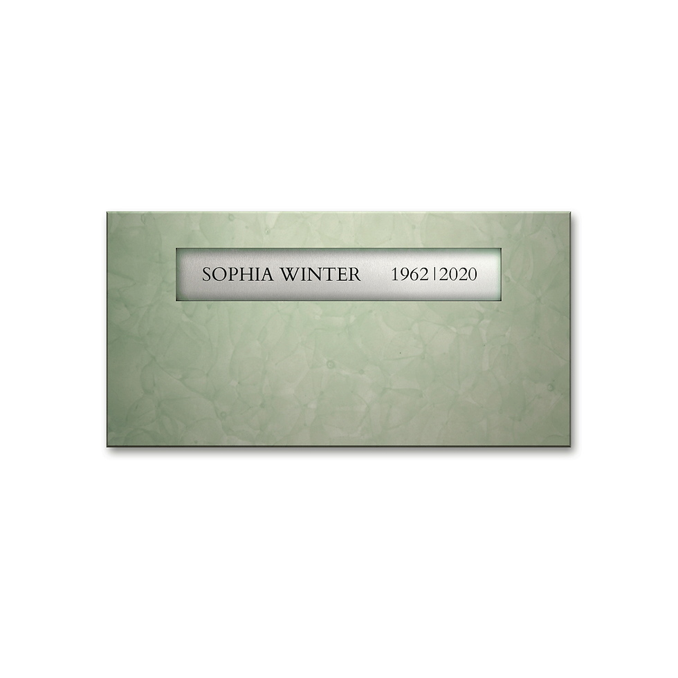 Miniaturbild: Glaskeramik Grabmal Jade