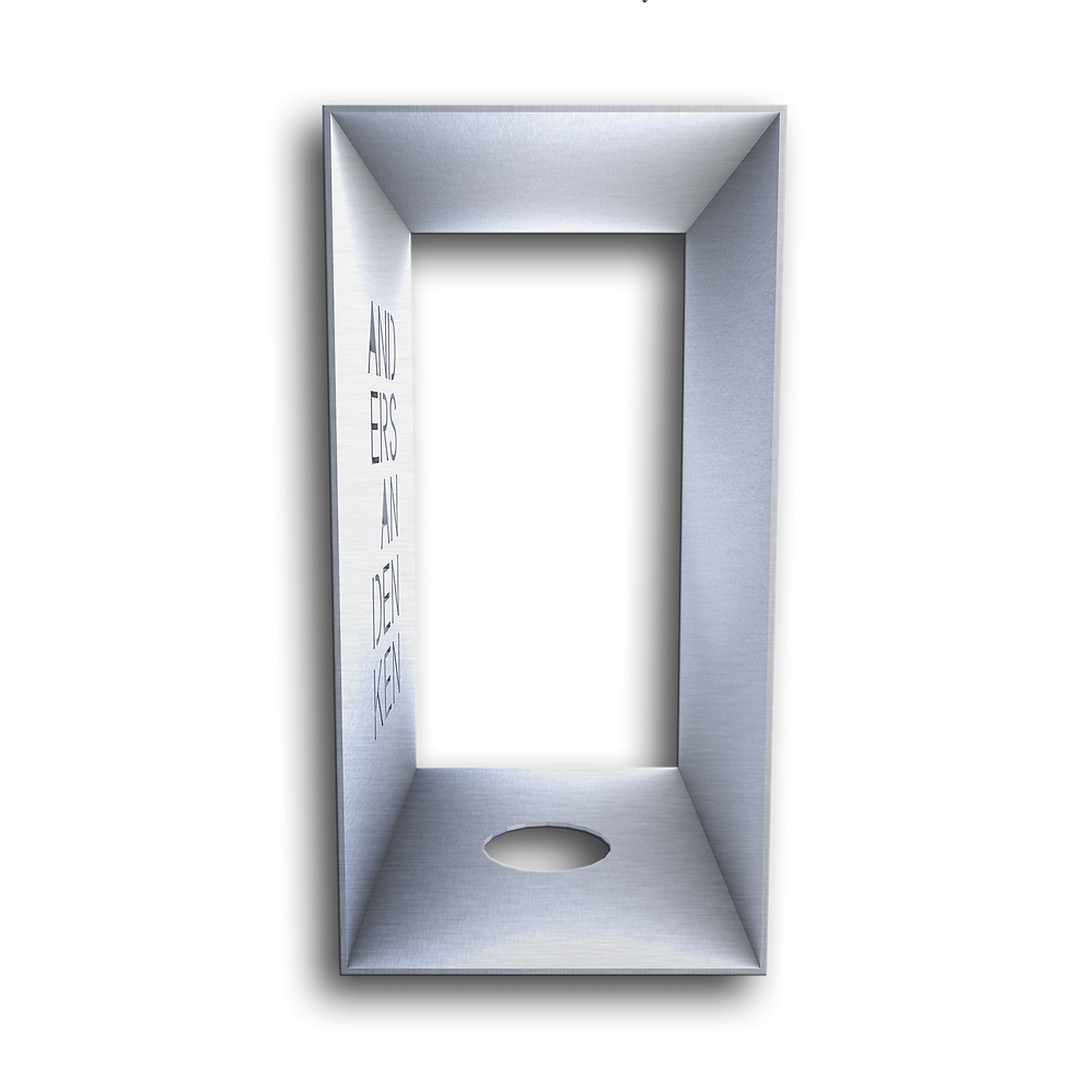 Miniaturbild: Grabmal Lightbox, Edelstahl