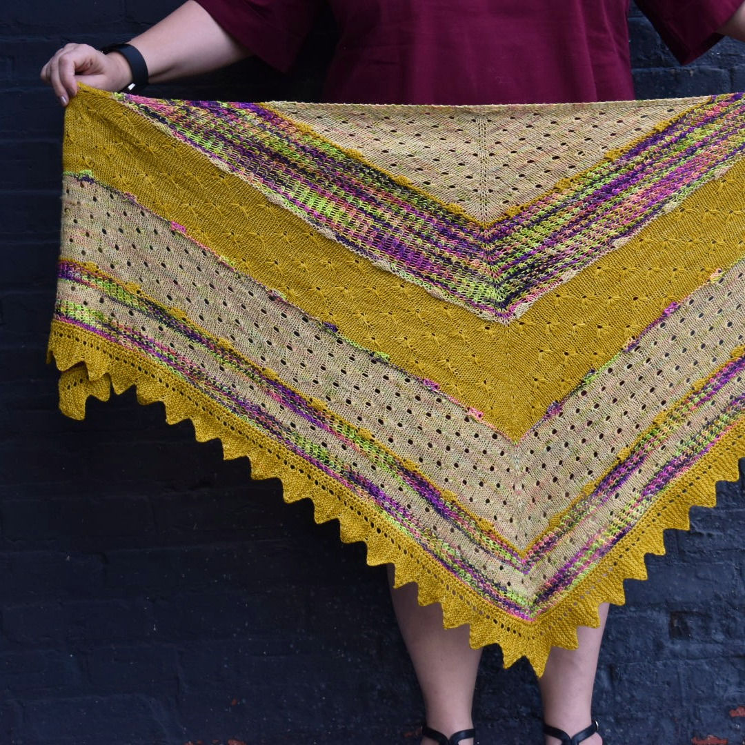 Ever Blooming Shawl Knit Pattern