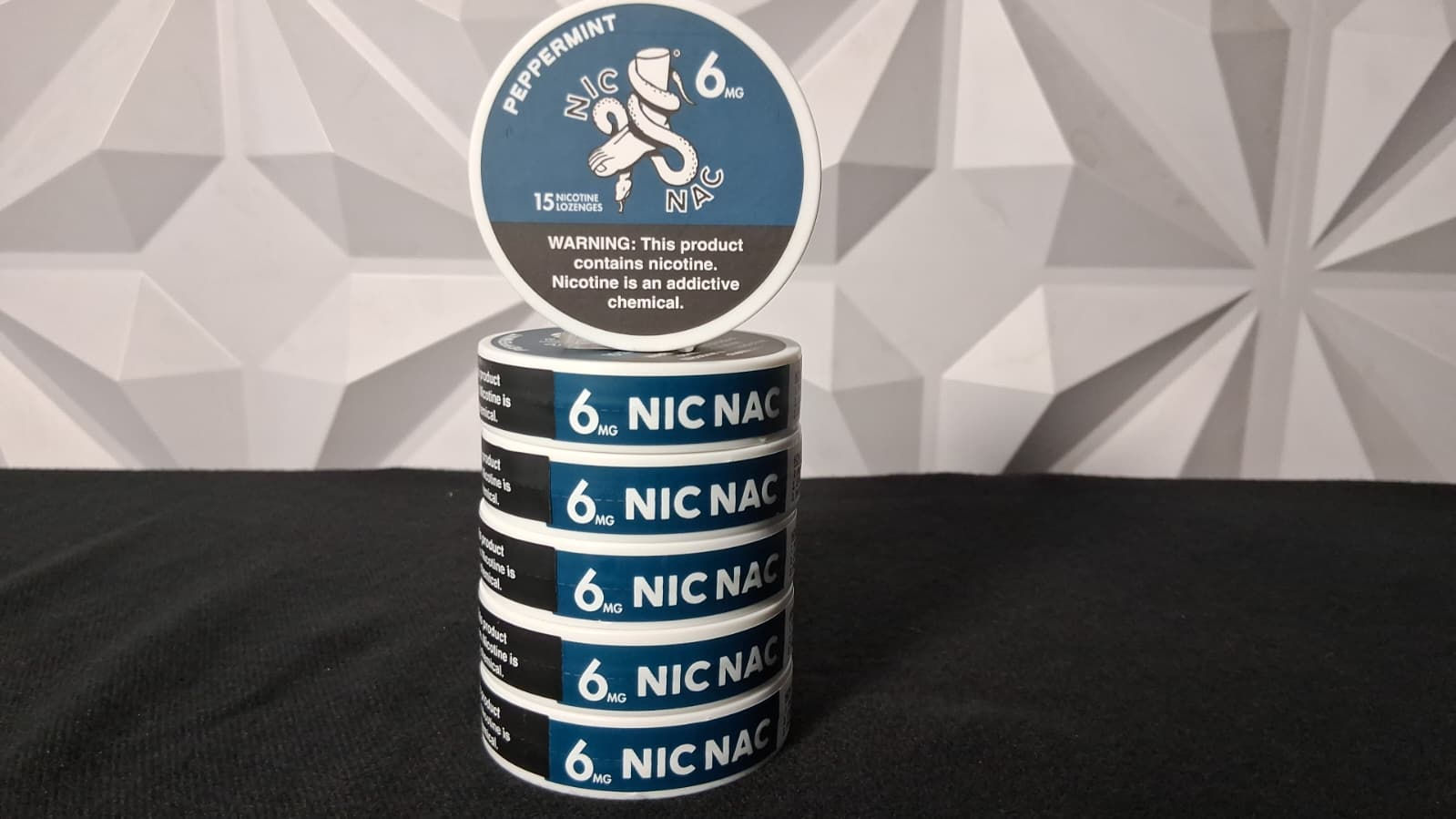 Nic Nac Sleeve Peppermint Lozenges