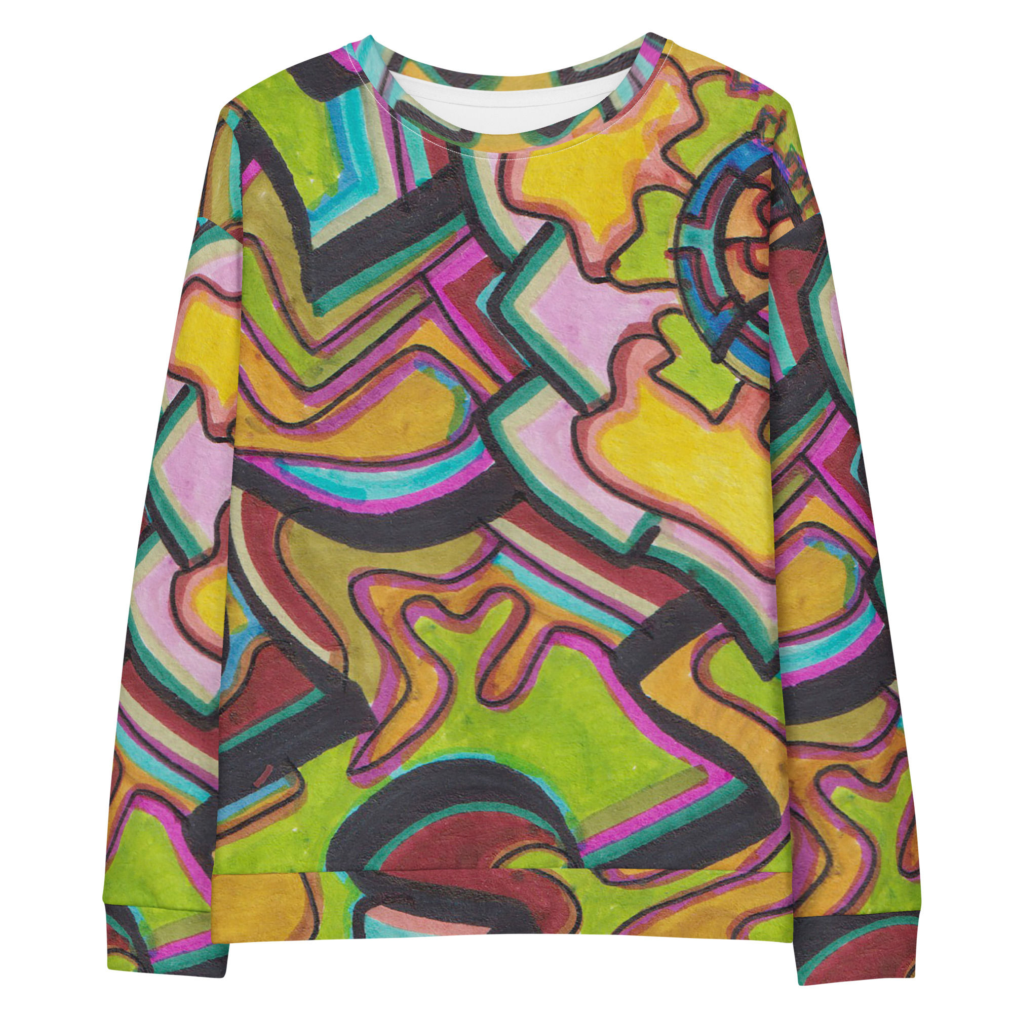 Funky Trees Unisex Cotton Sweater
