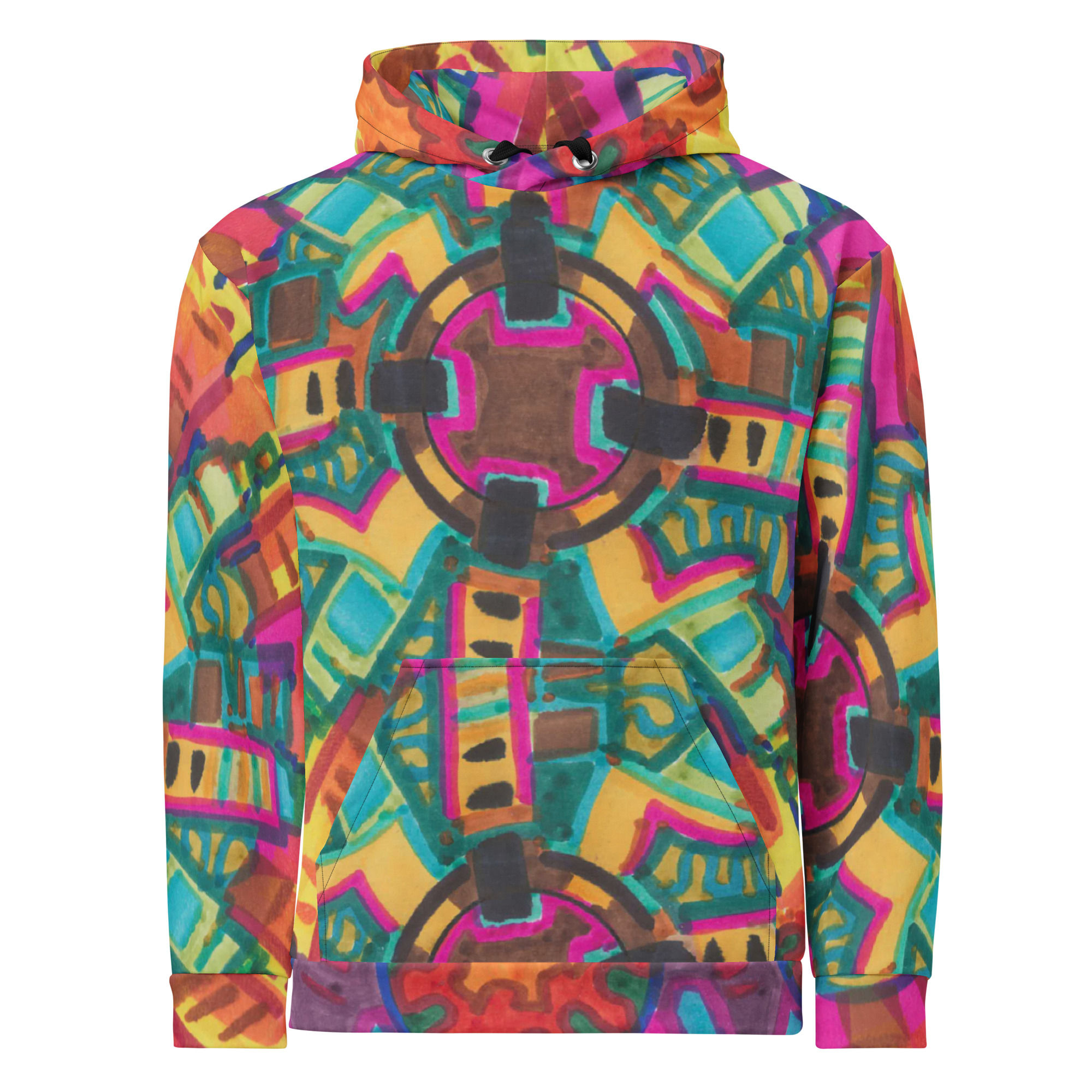 Psychedelic Fox Unisex Hoodie