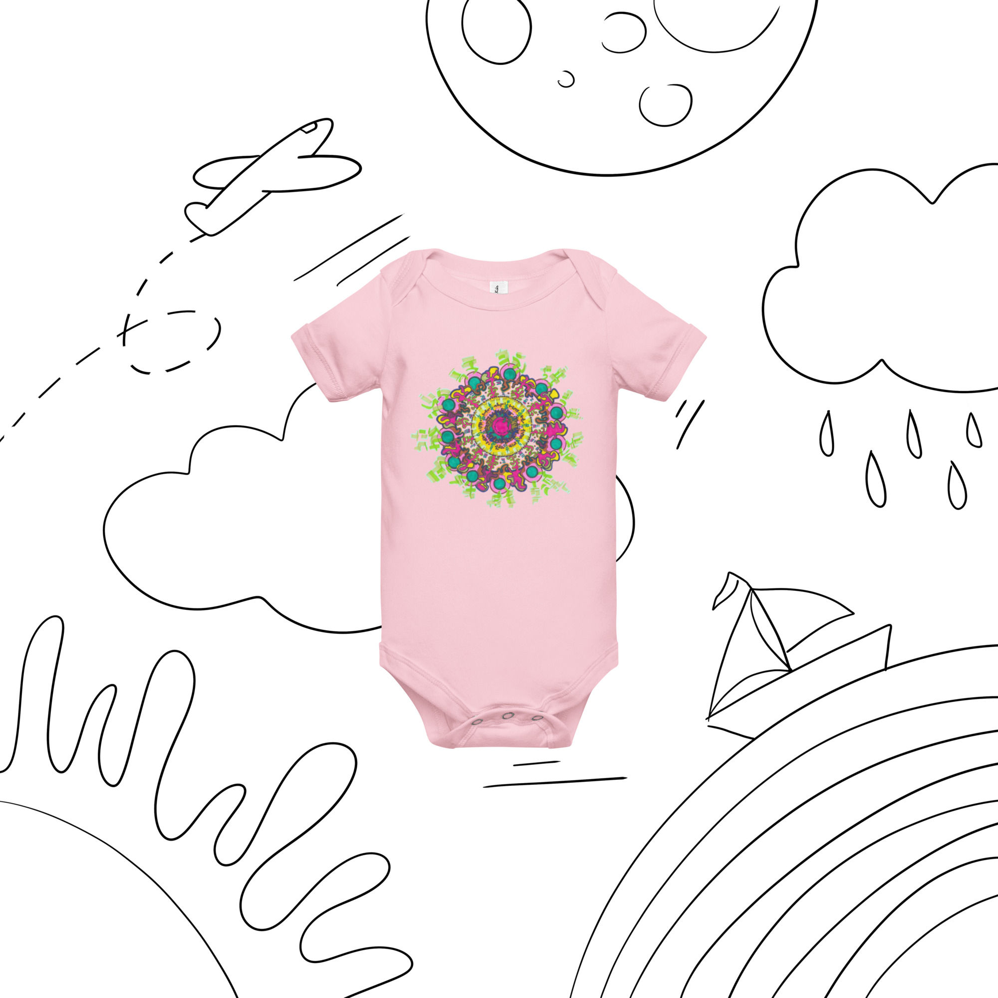 Eye Of The Spirit Unisex Baby Suit