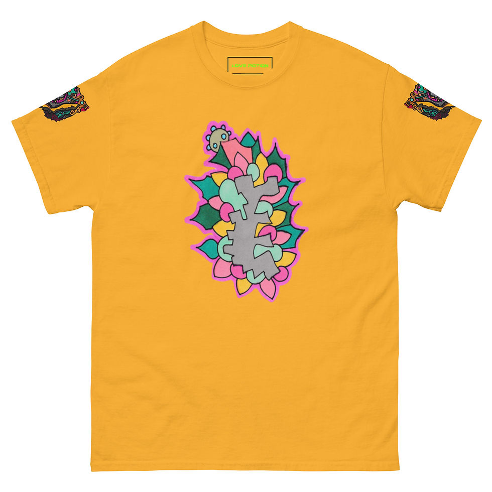 Thumbnail: Pineapple Sip Unisex Cotton Tshirt