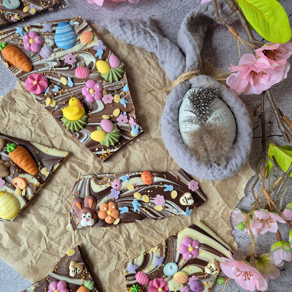 Bruchschokolade Ostern