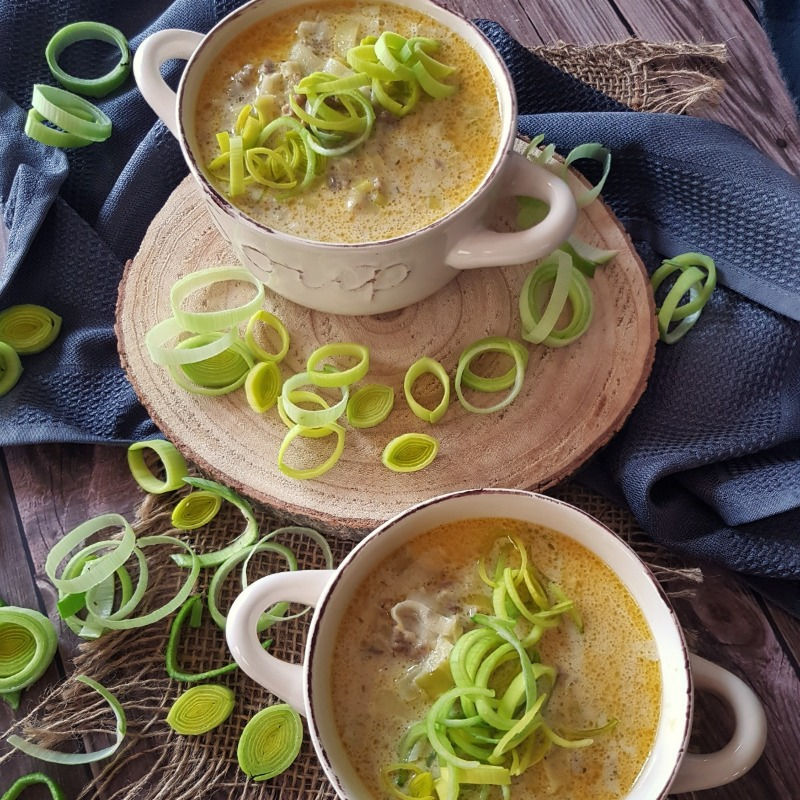 Käse - Lauch Suppe