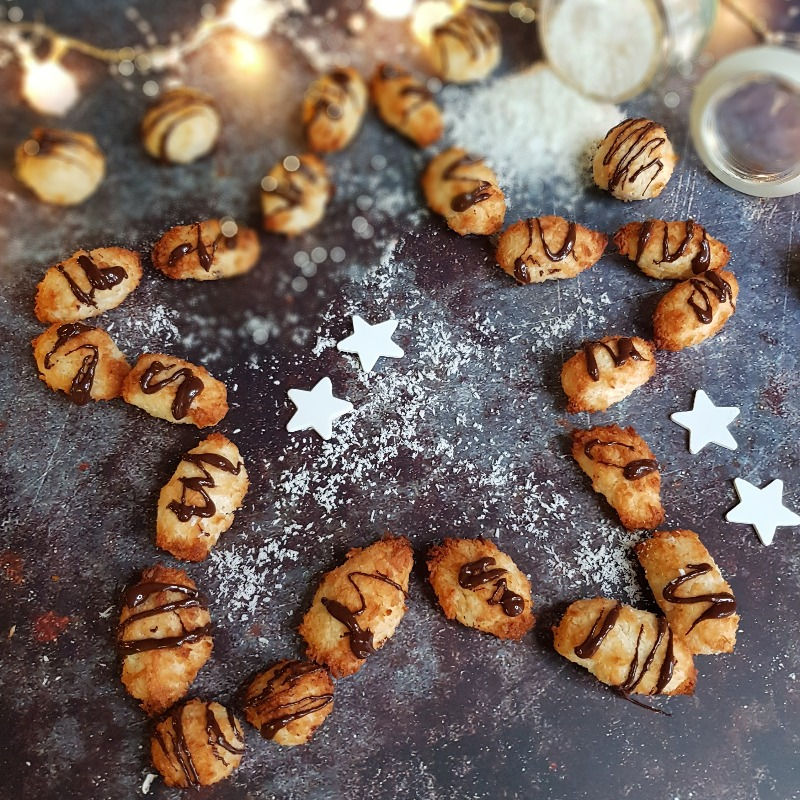 Low Carb Kokosmakronen mit Erythrit statt Zucker aus der Jofoodwerkstatt