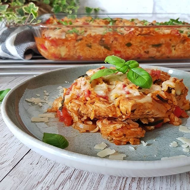 Hähnchen-Reis-Auflauf