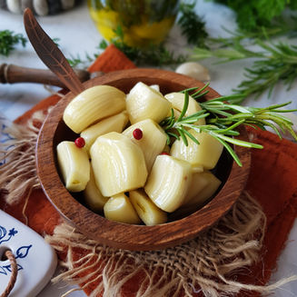 Eingelegter Knoblauch