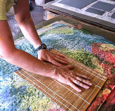 Dorothy Graden Contemporary Artist making paper