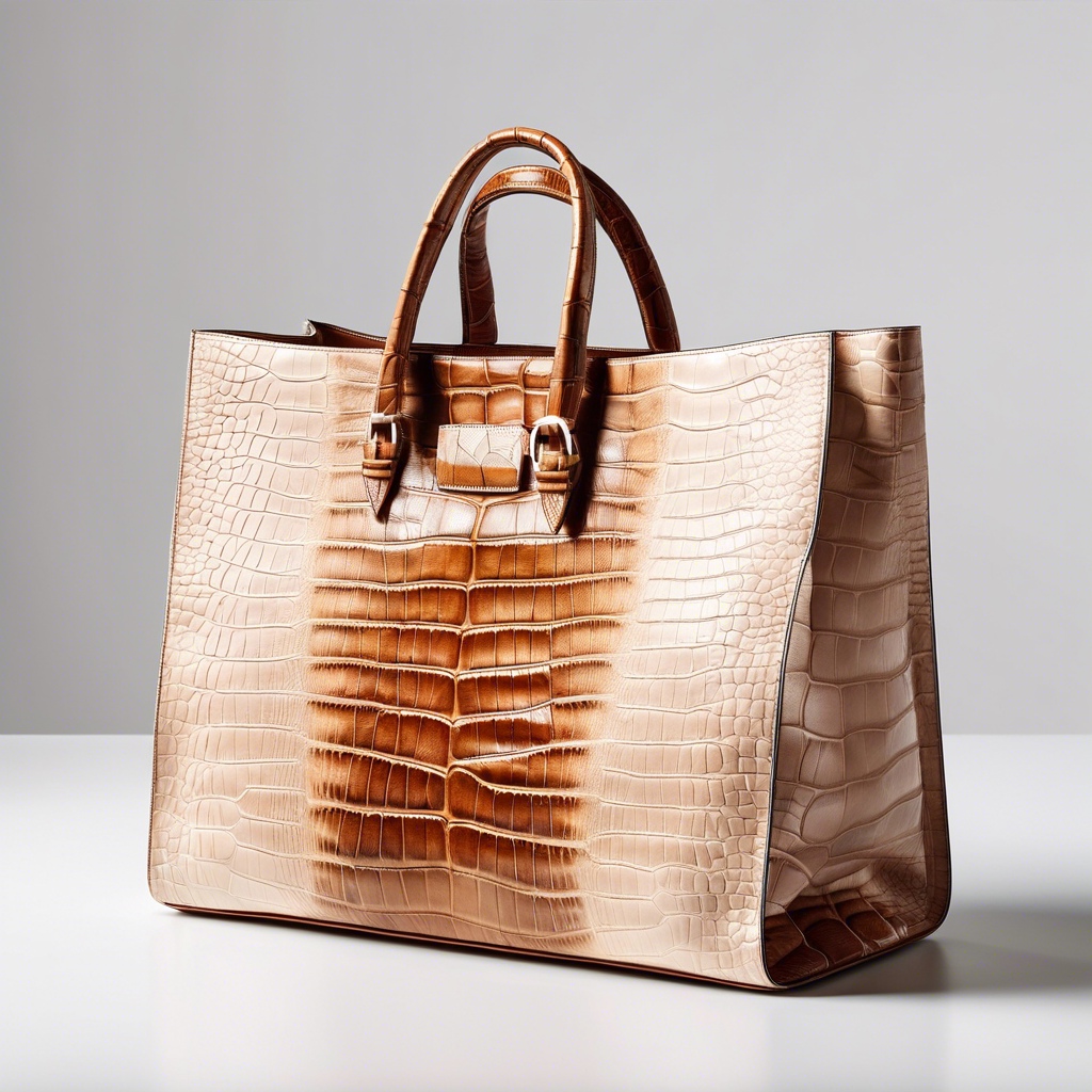 Crocodile Skin Tote