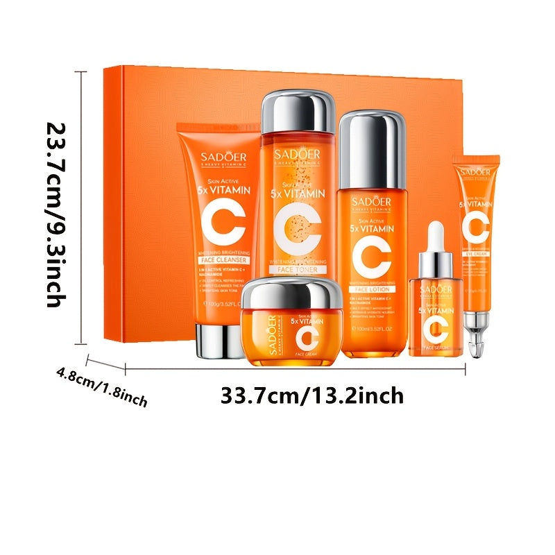 Thumbnail: Vitamin C Hydrating Facial Skincare Set (5-in-1)