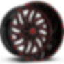 red and black car wheel