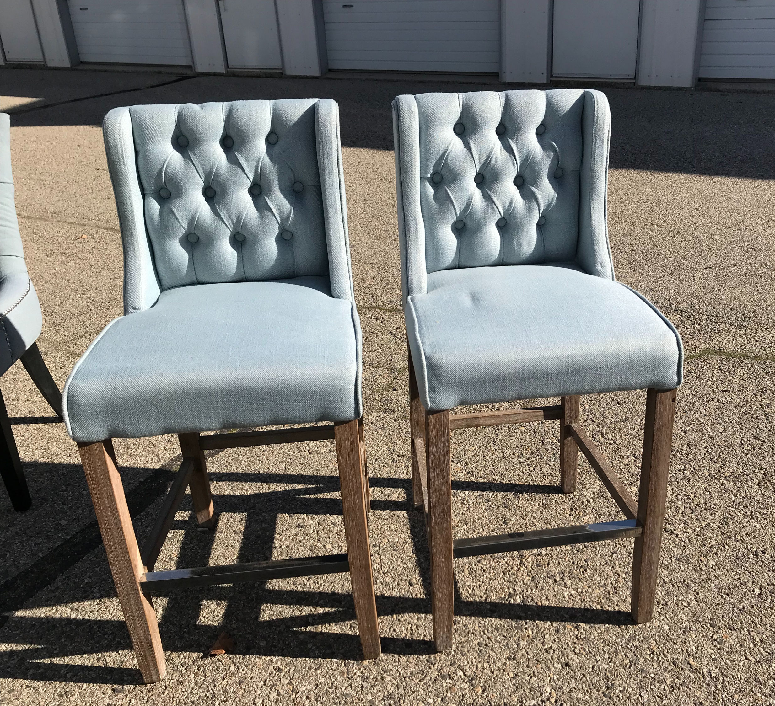 BLUE BARSTOOLS