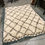 Thumbnail: BENI SHAGGY RUG WITH BROWN DIAMOND DESIGN, 5X8