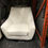 Thumbnail: WHITE LEATHER-LIKE MODERN STYLE SWIVEL CHAIR