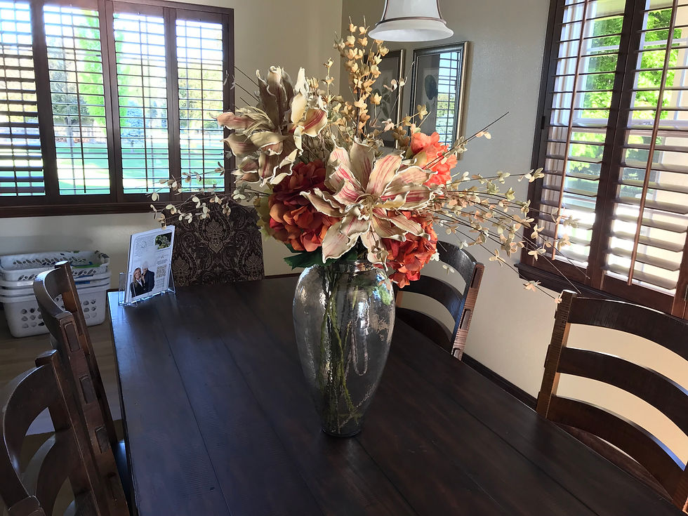 Thumbnail: RUST AND IVORY FOAM FLOWERS ARRANGEMENT
