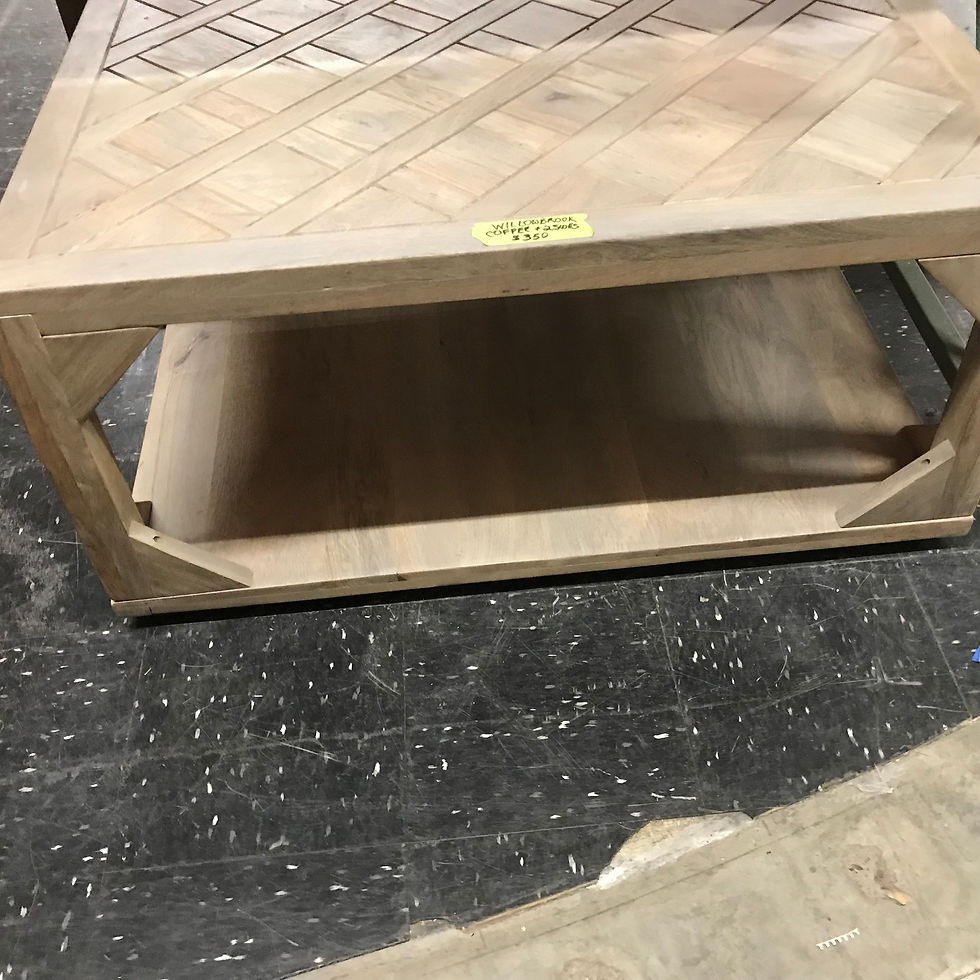 Thumbnail: WILLOWBROOK SQUARE COFFEE TABLE AND 2 END TABLES, SET/3