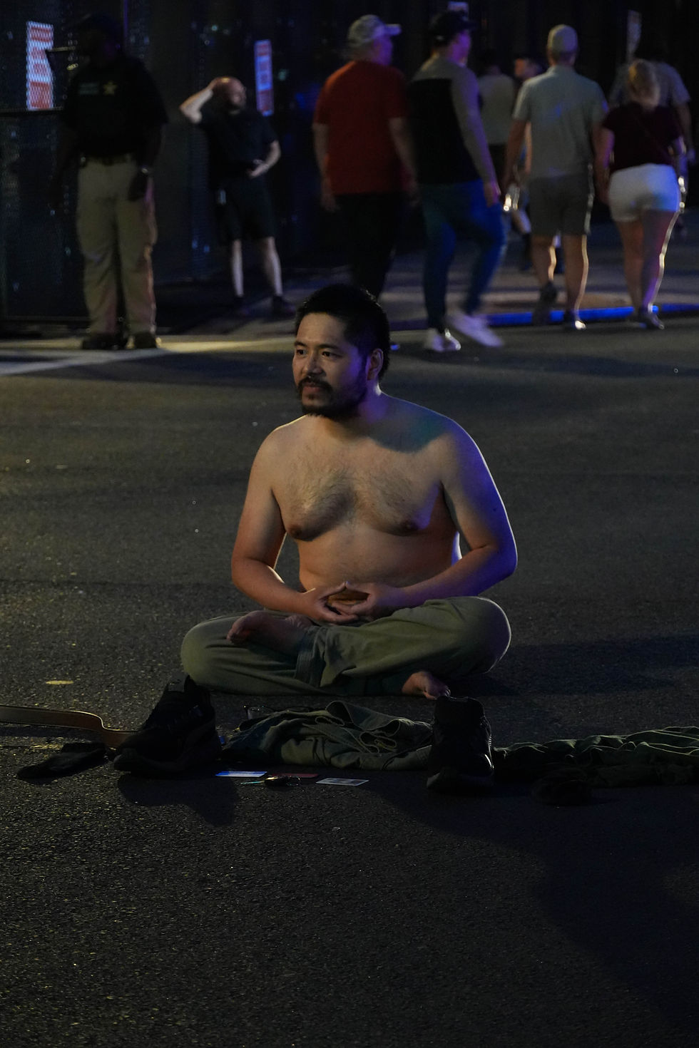Protester that was arrested.