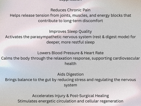 The Physical Benefits of Reiki: Healing the Body by Balancing the Energy Field