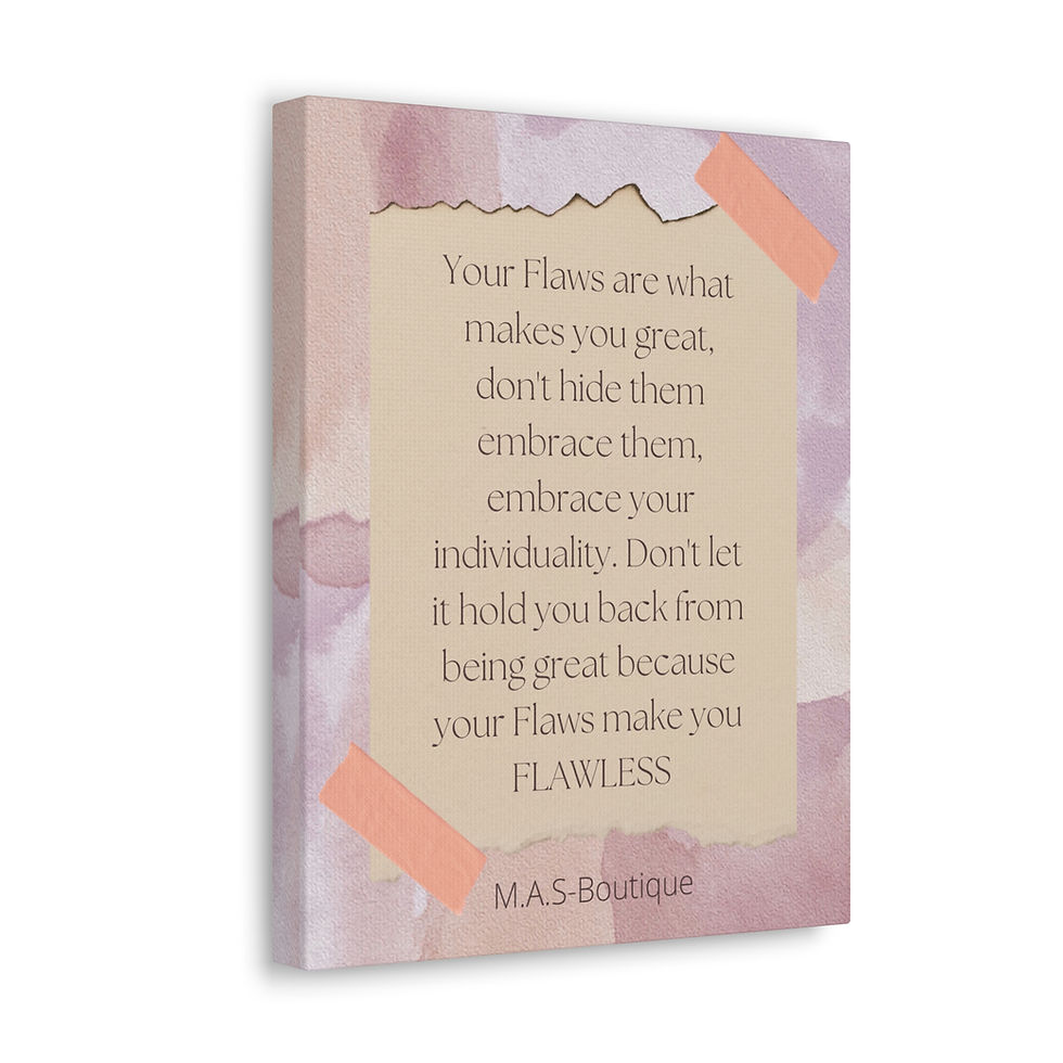 Miniatura: Flawless Canvas Gallery Wraps