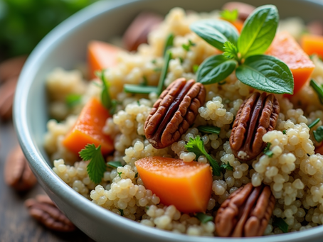 Healthy Recipes Featuring Organic Pecans and Herbs