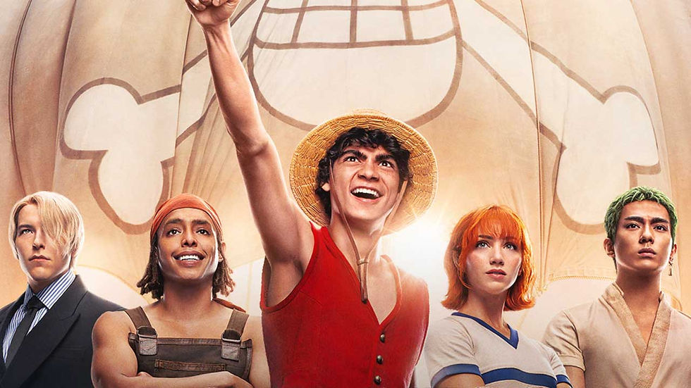 Personagens principais Anime vs. Live-Action de One Piece.