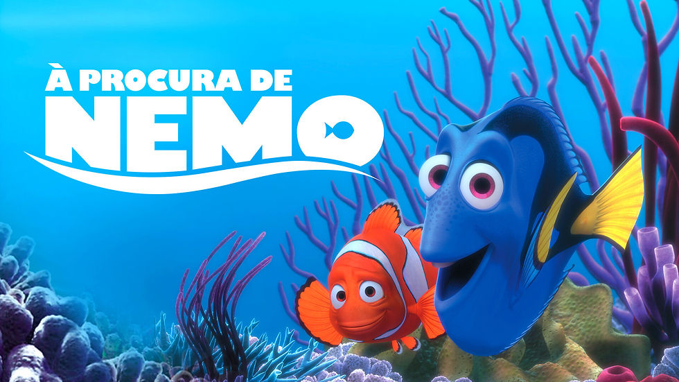Captura de cena do filmes Procurando Nemo.